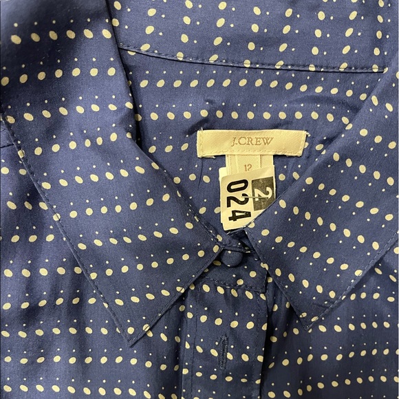 J Crew Polka Dot Blouse - Picture 5 of 7